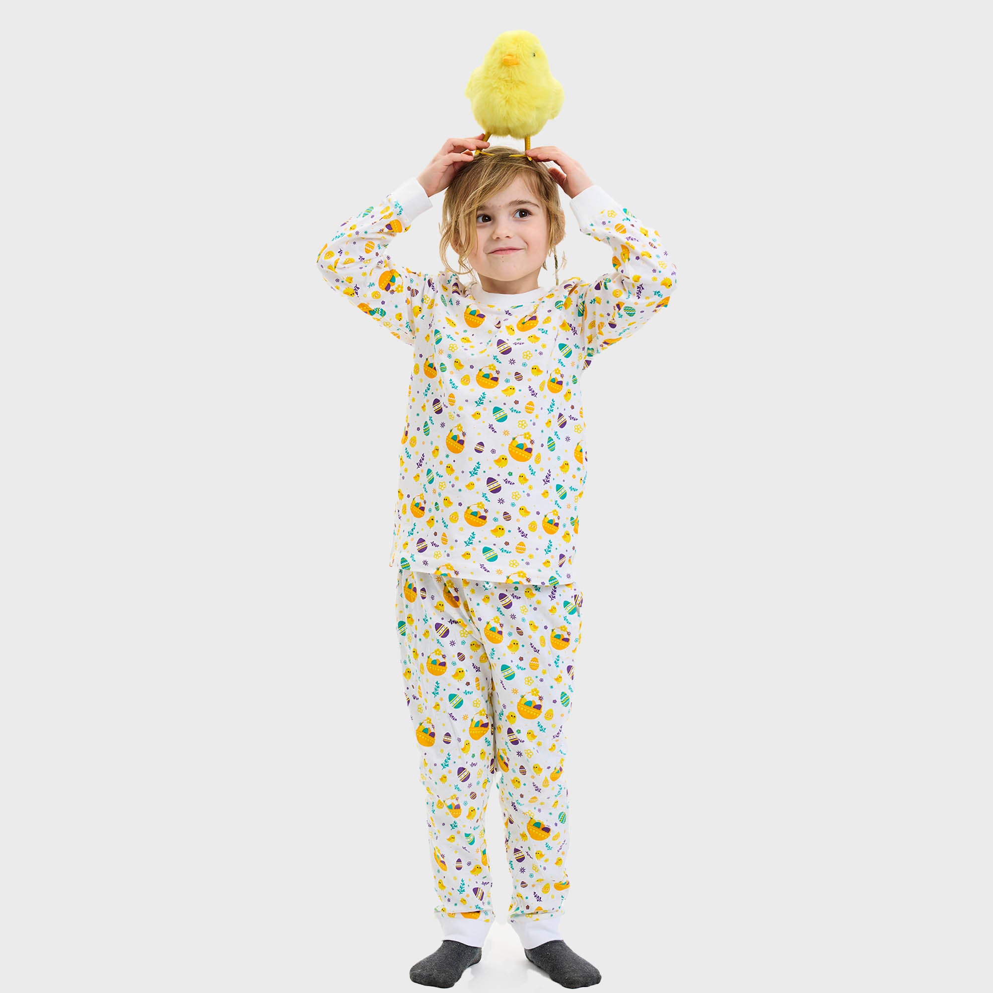 Påskekyllingens Påskepyjamas - Børn.